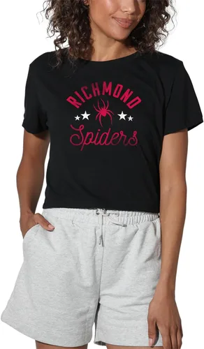 Vista 53 de Colección oficial de camisetas con diseño de mascota desgastada para mujer, color negro Grizzlies del estado de Adams