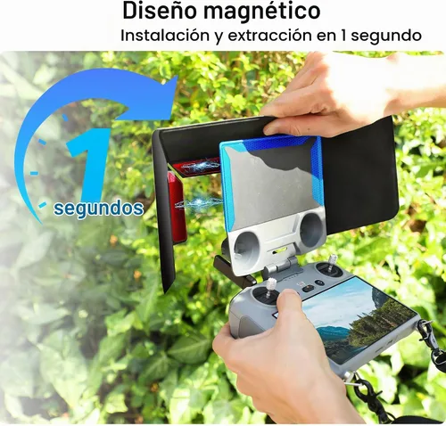 Vista 7 de FPVtosky Controlador RC 2 más kit de protector para DJI Lito X1/Mini 5 Pro/4 Pro/Flip/Air 3S, kit incluye cubierta de capó solar RC 2, cordón RC2