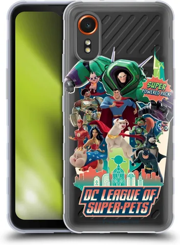 Vista 9 de Head Case Designs Officially Licensed DC League of Super Pets Ace Graphics Soft Gel Case Compatible with Samsung Galaxy Xcover7 5G