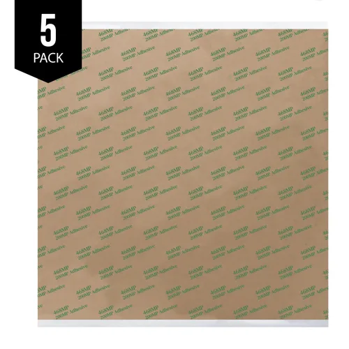 Vista 6 de Gizmo Dorks 3M 468MP - Hojas de cinta adhesiva de transferencia de doble cara de 12 x 12 pulgadas (paquete de 5) Paquete de 5, adhesivo acrílico
