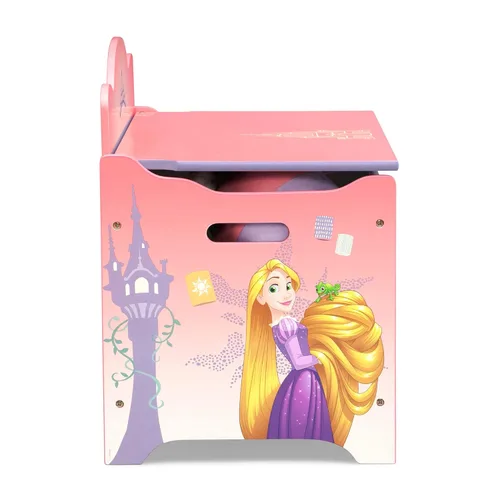 Vista 8 de Delta Children Caja de juguetes de lujo, princesa Disney Disney Princess