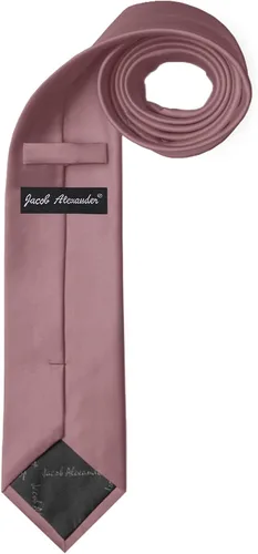 Vista 2 de Jacob Alexander Corbata regular de color liso para hombre Negro