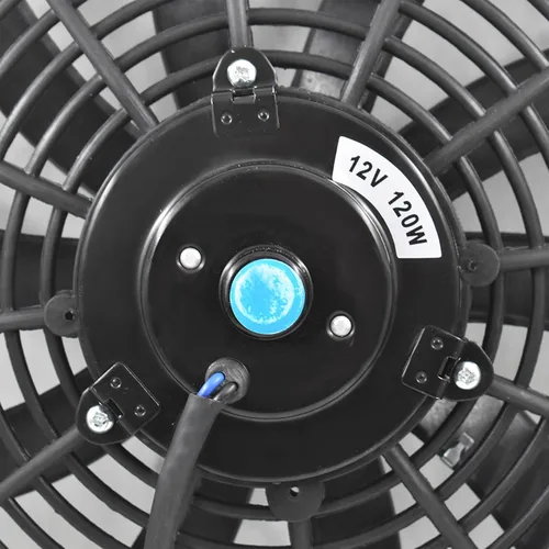 Vista 6 de munirater Ventilador eléctrico de radiador de 16 pulgadas 3000 CFM 12V Termostato Kit de relé de interruptor de cableado