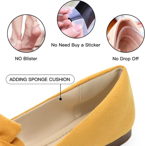 Vista 3 de MUSSHOE - Zapatos planos para mujer, de espuma viscoelástica, cómodos y puntiagudos