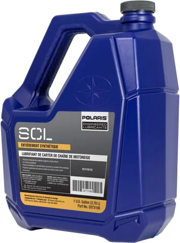 Vista 3 de Polaris 2873106 SCL lubricante completamente sintético para caja de cadena de moto de nieve 1 galón