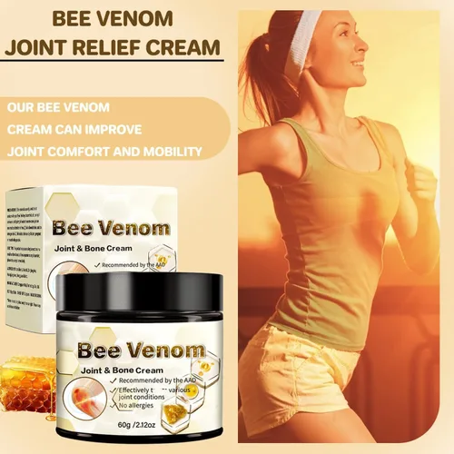 Vista 3 de ArthroEase - Crema de veneno de abeja para la artritis, crema calmante de veneno de abeja para articulaciones y músculos, crema profesional
