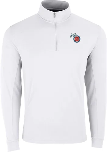 Vista 26 de Vantage Apparel Jersey con cremallera de un cuarto de béisbol de la liga menor