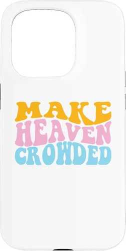 Vista 14 de Make Heaven Crowded Evangelical Christian Case for iPhone 17
