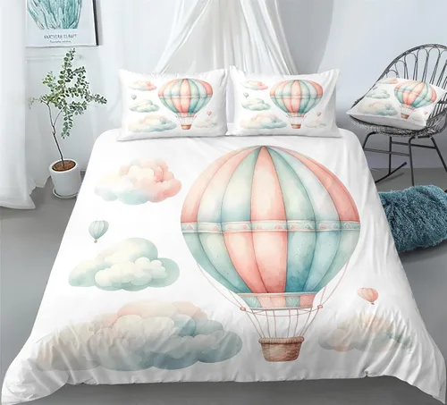 Vista 22 de REALIN Juego de funda de edredón con diseño de Hawthorn 3D, ropa de cama con diseño de bosque japonés, montaña, río, 2/3/4 piezas