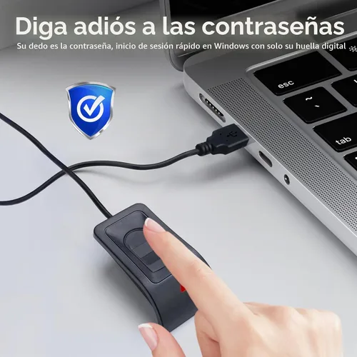 Vista 5 de Lector de huellas dactilares USB JIAN BOLAND para Windows
