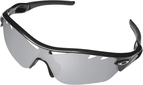 Vista 2 de BroLizard - Lente polarizada de repuesto para gafas de sol Oakley Radar Edge ventiladas OO9184, plateado