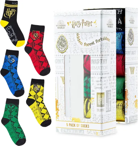 Vista 3 de Harry Potter Calcetines de regalo para niños y niñas, adolescentes, Varios