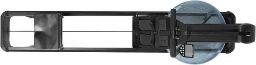 Vista 4 de WaterRower Máquina de remo de agua Gronk Fitness M1 Hi Rise Edición limitada Máquina de entrenamiento cardiovascular de bajo impacto Remo