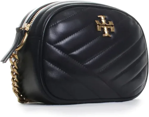 Vista 3 de Tory Burch Kira Chevron - Bolsa pequeña para cámara, Crema