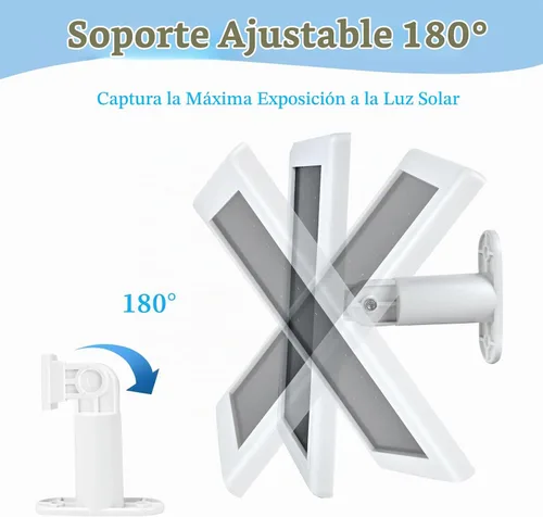 Vista 5 de Cargador de Panel Solar para Cámara Ring, Cargador Solar de 5V 3.5W Compatible con Ring Spotlight Cam Stick Up Cam Battery Cámara de Vigilancia