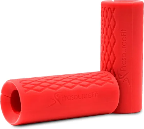 Vista 7 de ProsourceFit Thick Grips for Dumbbell and Barbell, 1.9-in Axle Bar Adapter for Weightlifting and Strength Training