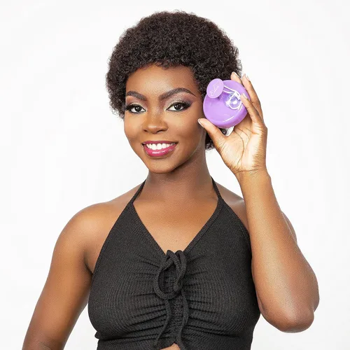 Vista 7 de Esha Girl - Masajeador de cuero cabelludo y cabeza de silicona suave – Cepillo de champú para húmedo seco aceitoso rizado recto grueso fino áspero