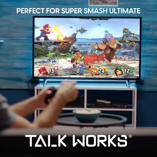 Vista 6 de TALK WORKS Wired GameCube Controller - Gaming Controller Compatible with Nintendo Switch - USB-A Connection - Nintendo Switch Controls And Turbo