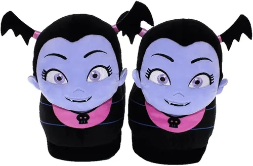 Vista 93 de Happy Feet - Pantuflas con licencia oficial de Disney y Pixar, pantuflas figurales para hombres, mujeres, niños, como se ve en Shark Tank