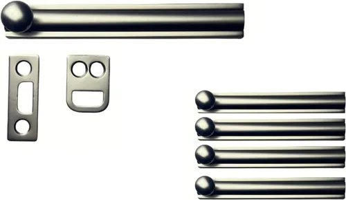 Vista 16 de QCAA Perno de superficie de latón macizo, 2", latón pulido, paquete de 1, fabricado en Taiwán