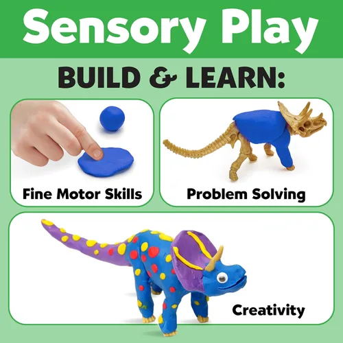 Vista 4 de Creatividad para niños: crea con dinosaurios de arcilla