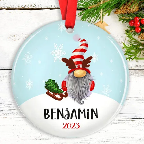 Vista 21 de Adornos de Navidad personalizados para camión volquete, adorno personalizado para bebé, adornos para árbol de Navidad para niños, adornos de camión