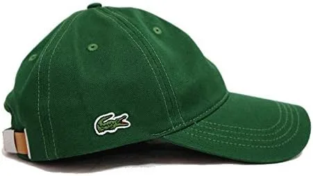 Vista 7 de Lacoste Gorra de piel ajustable con correa de cuero ajustable para hombre