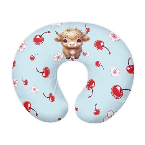 Vista 31 de Forchrinse Bee Daisy - Funda de almohada de lactancia elástica para bebé, fundas de lactancia extraíbles para almohada de lactancia, bonita funda