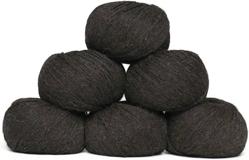 Vista 45 de Juego de 6 madejas de 100% lana de alpaca bebé (10.58 oz) de peso DK, fabricadas en Perú, celestial suave y perfecto para tejer y hacer ganchillo