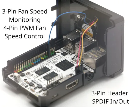 Vista 7 de Libre Computer Batata Sola Placa de Computadora ARM SBC AML-S905X-CC-V2 2GB Alternativa a la PC Pi