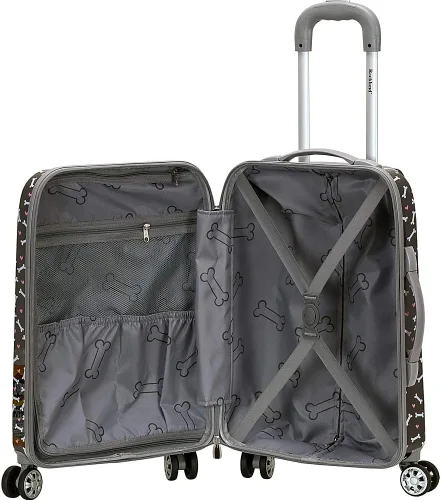 Vista 2 de Rockland - Equipaje Vision con carcasa rígida y ruedas, Bandana), F151-BANDANA