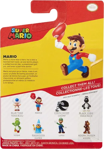 Vista 10 de Super Mario Figura de acción de 2.5 pulgadas, sombrero de inclinación de Mario juguete coleccionable