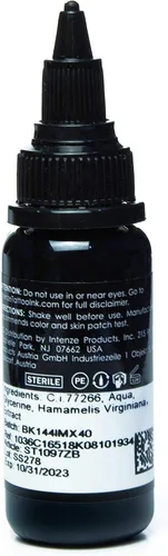 Vista 2 de Intenze Tinta de tatuaje auténtica Zuper tinta negra, Negro