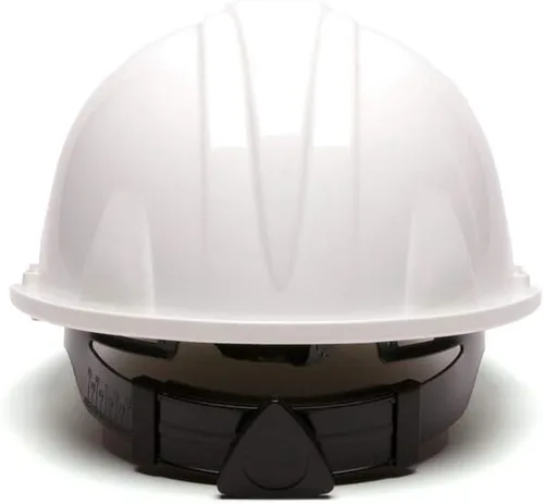 Vista 4 de Pyramex SL Series Cap Style Hard Hat with 4 Point Ratchet - Durable HDPE Shell for Reliable Impact Protection, Rain Trough, Low Profile Design