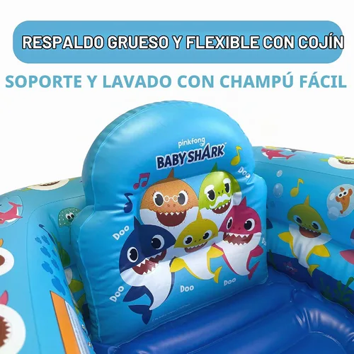 Vista 2 de Nickelodeon Baby Shark Making a Splash - Bañera inflable para bebé