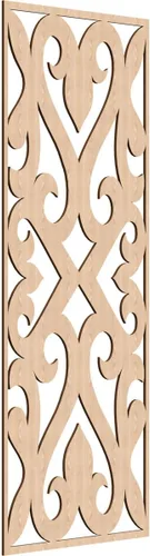 Vista 91 de Keene Paneles de pared decorativos de madera con calado, 9 3/8 pulgadas de ancho x 24 3/8 pulgadas de alto x 1/4 de alto, abedul Birch