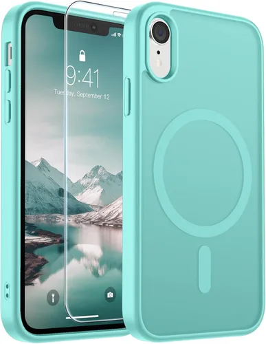 Vista 314 de SUPFINE Funda magnética para iPhone SE 2022 (3ª)/2020 (2ª), iPhone 8 (compatible con MagSafe) (protección contra caídas de grado militar), funda