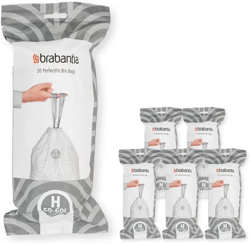 Vista 30 de Brabantia – Bolsas de basura, 0,7 Galón/3 litros, tamaño A – 311727.
