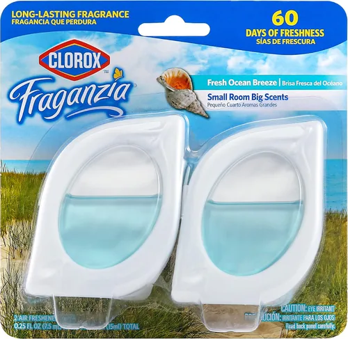 Vista 10 de Clorox Fraganzia - Ambientador para habitaciones pequeñas, manzana y canela, despegar y colocar, sin enchufe, sin batería, para armarios
