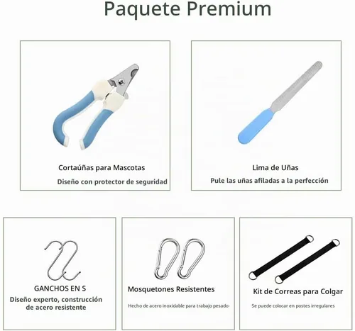 Vista 4 de Mklhgty Hamaca de aseo para perros para recortar uñas y cuidado de oídos/ojos, cabestrillo para aseo con cortaúñas