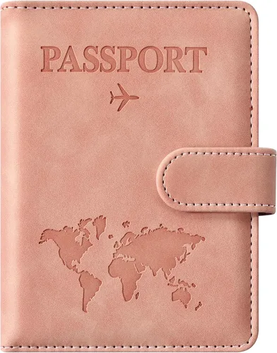Vista 11 de Combo de tarjetero para pasaporte y vacuna, soporte para pasaporte con ranura para tarjeta de vacuna, cartera para pasaporte, funda para pasaporte