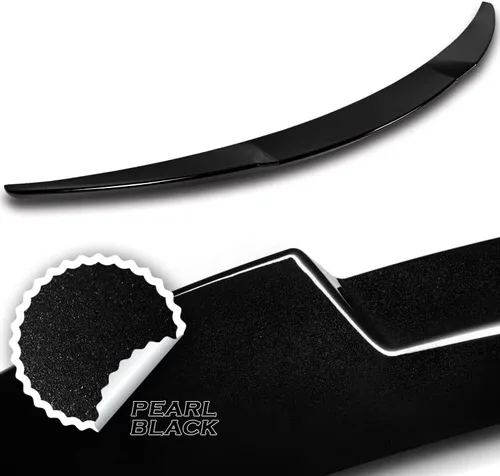 Vista 2 de DriftX Performance, ala de alerón de maletero compatible con Infiniti G37 Coupe W-Power V-Style 2008-2013 (negro perla)