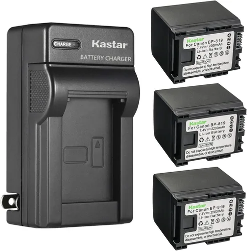 Vista 6 de Kastar Cargador de batería de pared AC para Canon VIXIA HF S100 HFS100, VIXIA HF S200 HFS200, VIXIA HF10, VIXIA HF11, VIXIA HF20, VIXIA HF21, VIXIA