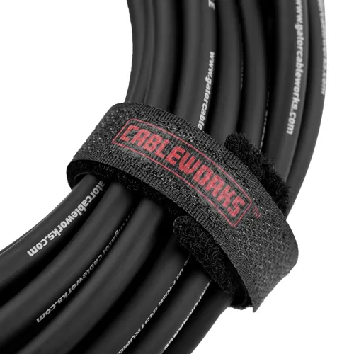 Vista 11 de Cableworks By Gator Cases Headliner Series Premium 3 pies recto a ángulo recto cable para instrumentos de guitarra (GCWH-INS-03RA)
