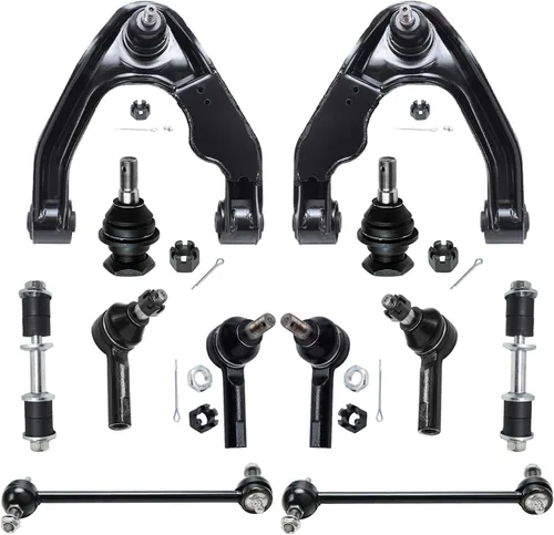 Vista 66 de Detroit Axle - Kit de extremo delantero para Hyundai Sonata XG350 XG300 Kia Optima, 2 brazos de control superiores con juntas de bola, 2 brazos