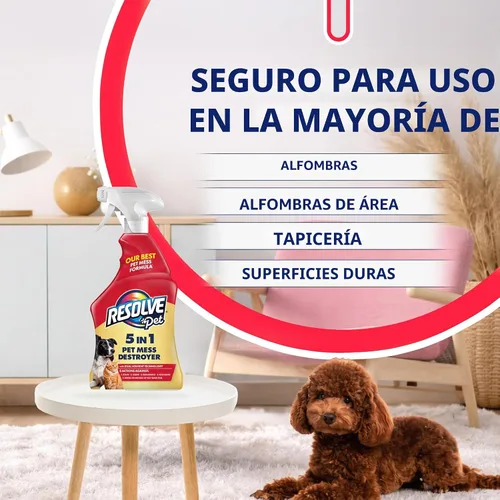 Vista 10 de Resolve® Spray limpiador de alfombras 5 en 1 para manchas y olores, 22