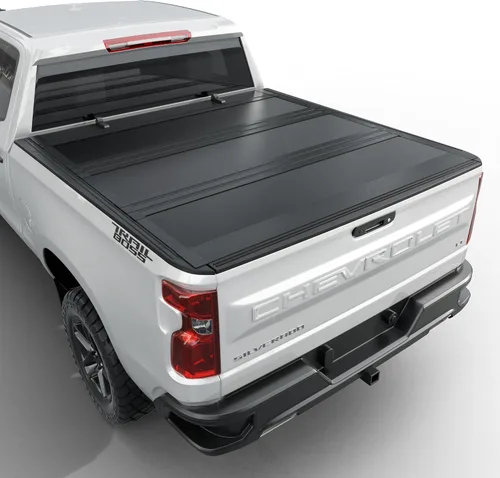 Vista 13 de Toptiny Cubierta enrollable suave para caja de camioneta, SR004, compatible con Chevy Silverado 2014 - 2018, GMC Sierra de 6 pies 5 pulgadas