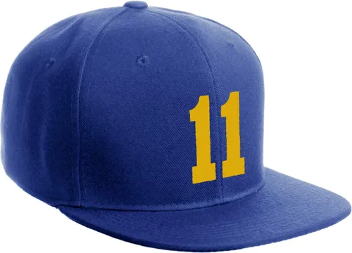 Vista 24 de Número de equipo modificado para requisitos particulares del jugador del color del sombrero del Snapback de la visera plana clásica de la visera