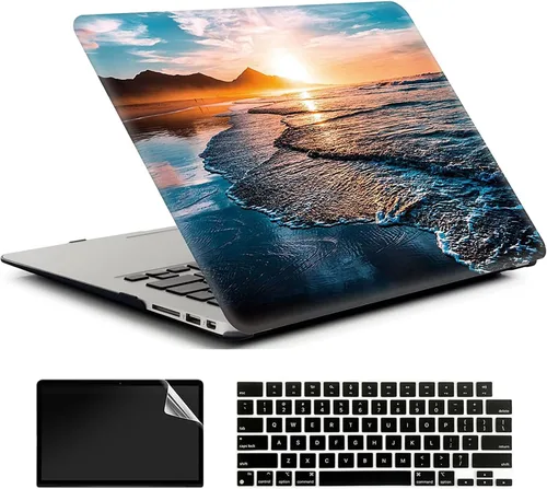 Vista 16 de Funda para MacBook Air de 15 pulgadas A3241 A3114 A2941 (versión 2023 2024 2025) – Carcasa rígida protectora a presión para MacBook Air de 15.3