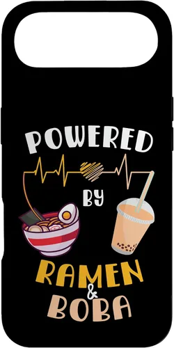 Vista 27 de Powered by Ramen & Boba Tea - Linda funda Kawaii Ramen Soup para iPhone 17